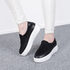 [GIRLS GOOB] Women's Casual Comfort Sneakers, Loafers Fashion Shoes, Synthetic Leather + Suede + Band - Made in KOREA